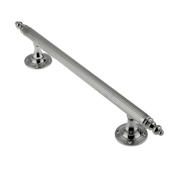 LINEAR T-BAR DOOR PULL HANDLE WITH FINIALS